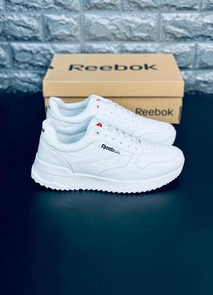 Reebok кроссовки белые женские на каждый день размеры 36-416 фото