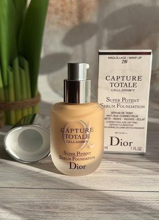 Тональний крем-сироватка dior capture totale anti-aging corrective serum foundation