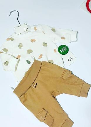 Набір для малюка штани та кофта костюм діно