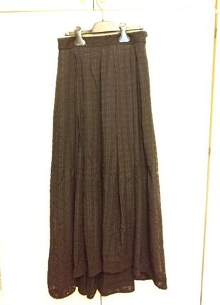 Юбка из итальянского шелка lolita gothic preppy grunge