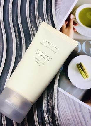 🤍 очищуючий журавлинний ексфоліант arcona cranberry gommage exfoliate