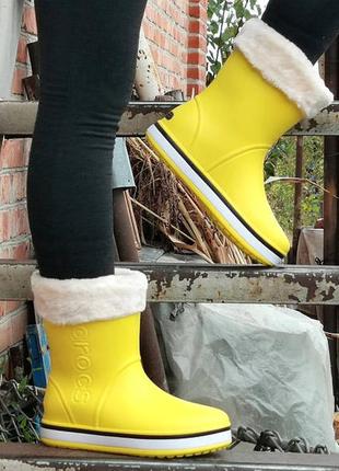 Жіночі гумові напівчоботи croc$