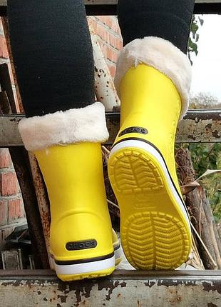 Жіночі гумові напівчоботи croc$
