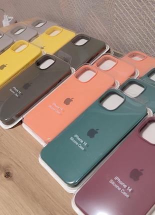 Силіконовий чохол apple silicon case3 фото