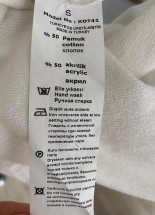 Женский свитер гольф водолазка, котон, белого и зеленого цвета, классика базовая новая вещь5 фото