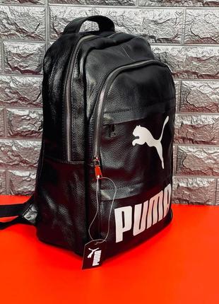Уличный рюкзак puma чёрный кожаный рюкзак пума4 фото