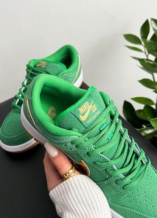 Кроссовки nike sb dunk low pro st. patrick's day4 фото