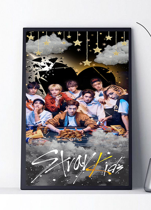 Stray kids poster постер плакат а5