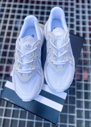 Шикарные кроссовки  adidas ozweego white кросівки9 фото