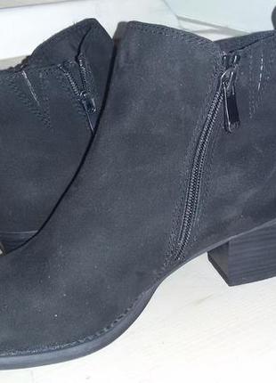 Черные ботинки Marco tozzi размер 42 (27.7 см)5 фото