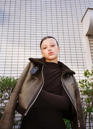 Куртка дублёнка zara
