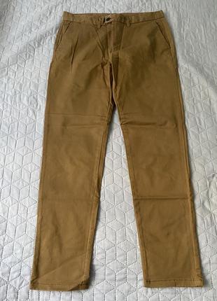 Брюки штаны рыжи коричневые pull &amp; bear 40 31 m2 фото