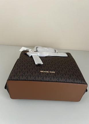 Сумка michael kors emilia small logo satchel оригинал6 фото