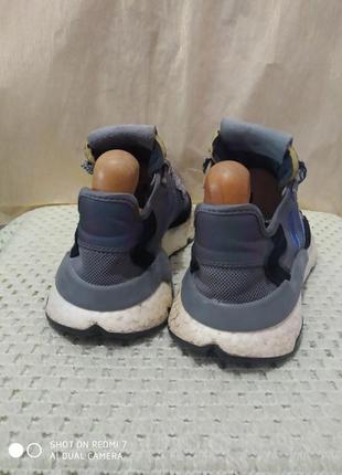 Шкіряні кросівки adidas nite jogger low textile trainers5 фото