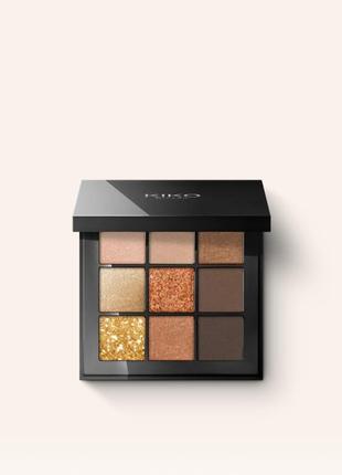 Палетка тіней кіко glamour multi finish eyeshadow palette