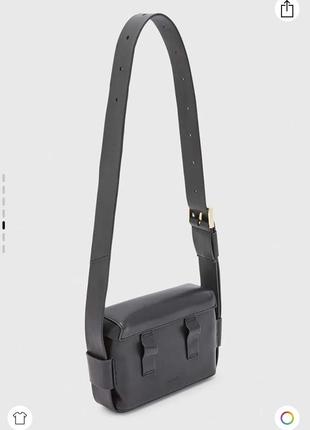 Новая брендовая кожаная сумка кроссбоди allsaints3 фото