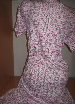 Ночная рубашка dollar club 100% хлопок узбекистан размер 58-60 короткий рукав 3 расцветки7 фото