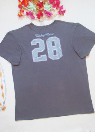 Шикарная хлопковая домашняя футболка платье батал микки маус primark disney 💜🌺💜4 фото