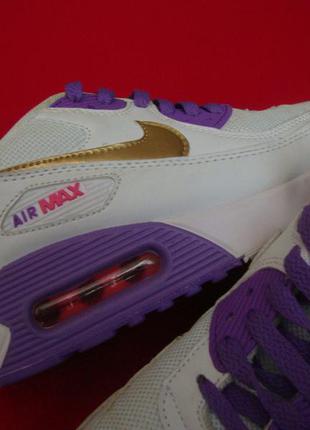 Кроссовки nike air max purple white оригинал 38 разм5 фото