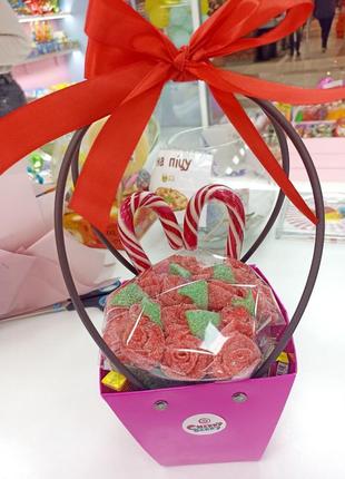 ❤️ шикарні букети з жуйок і желейок під замовлення 🔥🌞