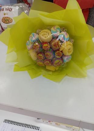 ❤️ шикарні букети з жуйок і желейок під замовлення 🔥🌞