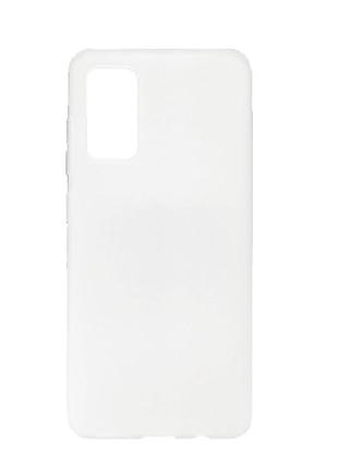 Чехол fiji soft для samsung galaxy a52 (a525) силикон бампер прозрачный белый
