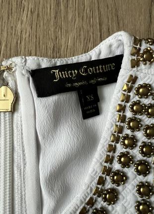 Белое нарядное платье juicy couture xs и s оригинал2 фото