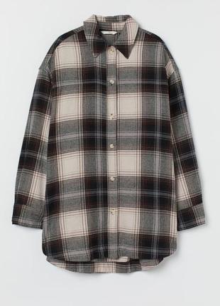 Піджак - сорочка h&m вільного крою, розмір s-l
