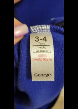 Флисовая кофта флиска пуловер george 98 1044 фото