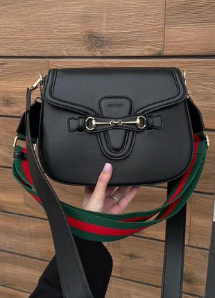 Черная женская сумка gucci lady web1 фото