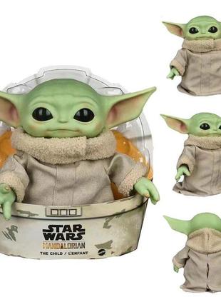 Малюк йода disney star wars mandalorian yoda the child l’enfant 11” plush toy