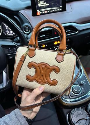 👜 сумка кожа celine текстиль