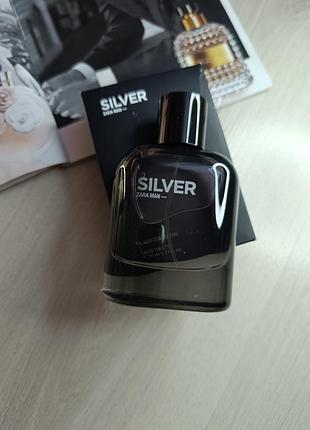 Мужской парфюм zara man silver 80ml eau de toilette духи zara silver1 фото