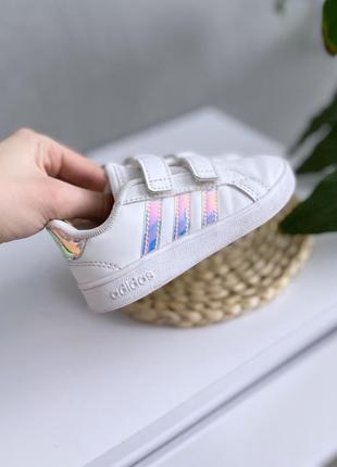 Белые кеды adidas 14cm 7