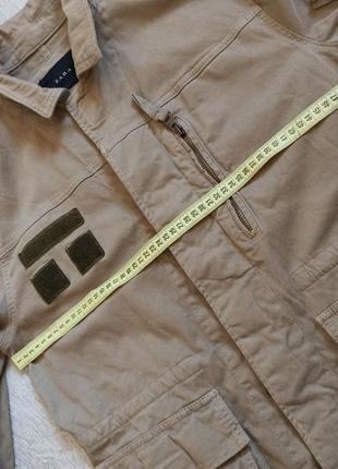 Легкая хлопковая куртка - пиджак без подкладки zara2 фото