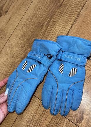 Горнолижні перчатки рукавиці5 фото