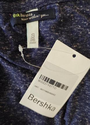 Женский спортивный лонгслив топ оверсайз bershka, р.s/m9 фото