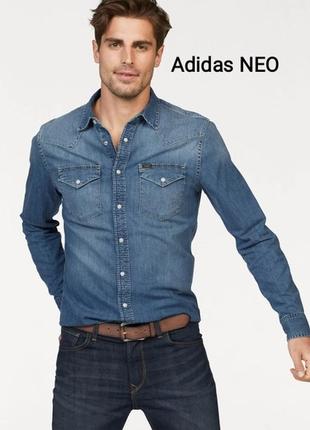 Нова чоловіча джинсова сорочка adidas neo s