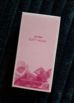 Парфуми, туалетна вода avon soft musk