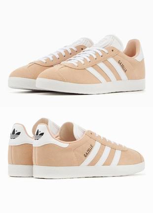 Adidas originals gazelle womens id7006 женские кроссовки замш кожаные кеды обуви оригинал2 фото