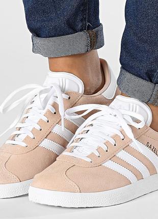 Adidas originals gazelle womens id7006 женские кроссовки замш кожаные кеды обуви оригинал3 фото