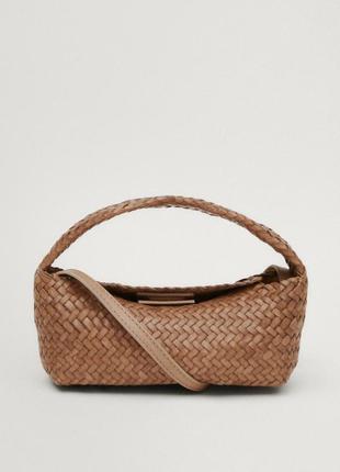Кожаная сумка massimo dutti
