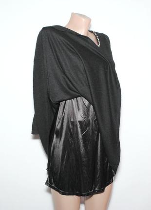 Трикотажное платье на подкладке  с рельефным узором7 фото