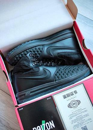 Мужские кроссовки nike lunar force 1 duckboot black5 фото