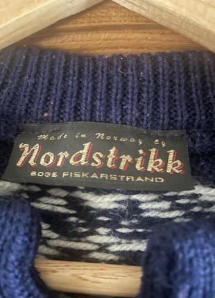 Nordstrikk традиционный норвежский свитер, шерсть 100%4 фото