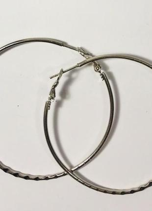 Сережки кільця , річна біжутерія1 фото