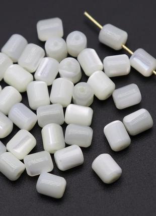 Бусины натуральный жемчуг 5*6 мм набор 20 шт бусины