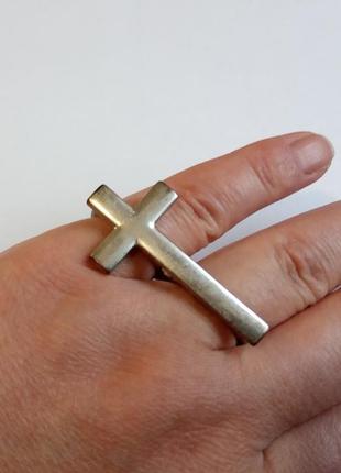 Двойное стилизированное кольцо кольцо 18/19 размера pull & bear1 фото
