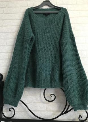 Изумрудный мохеровый свитер cos3 фото