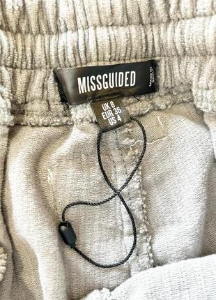 Сірі вельветові оверсайз штани з кльошом від missguided4 фото